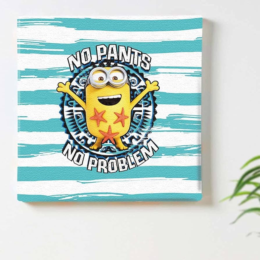 Amazon.co.jp: ミニオン ボーダー アートパネル 30cm × 30cm 日本製